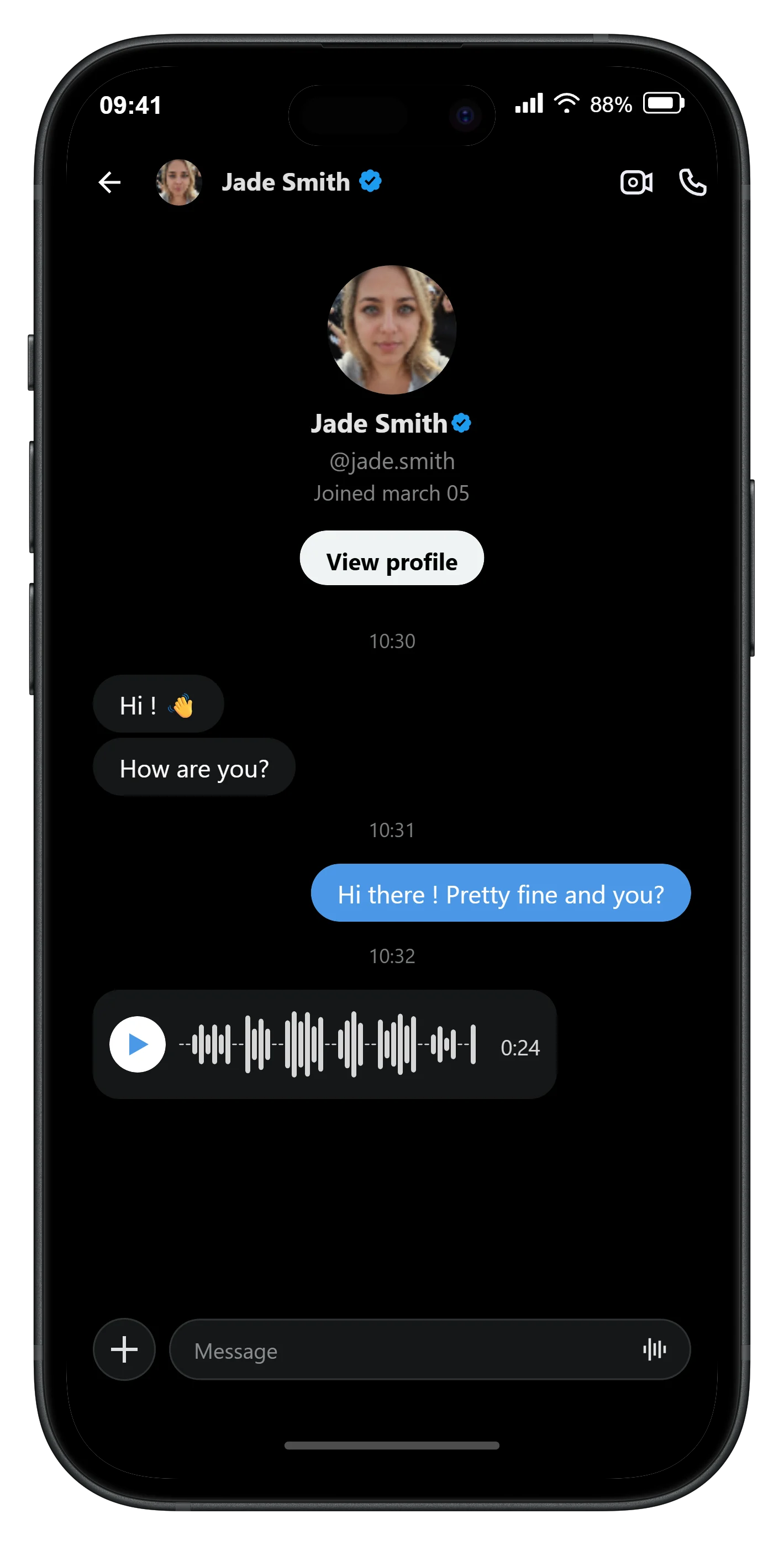 X DM mockup generator — Semblr